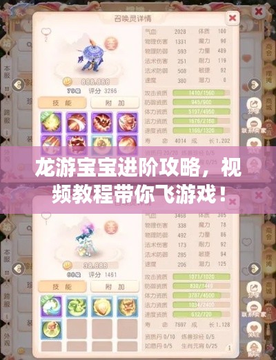 龙游宝宝进阶攻略,视频教程带你飞游戏!