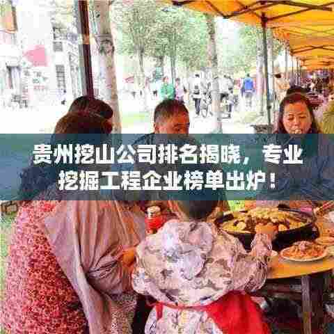 贵州挖山公司排名揭晓,专业挖掘工程企业榜单出炉!