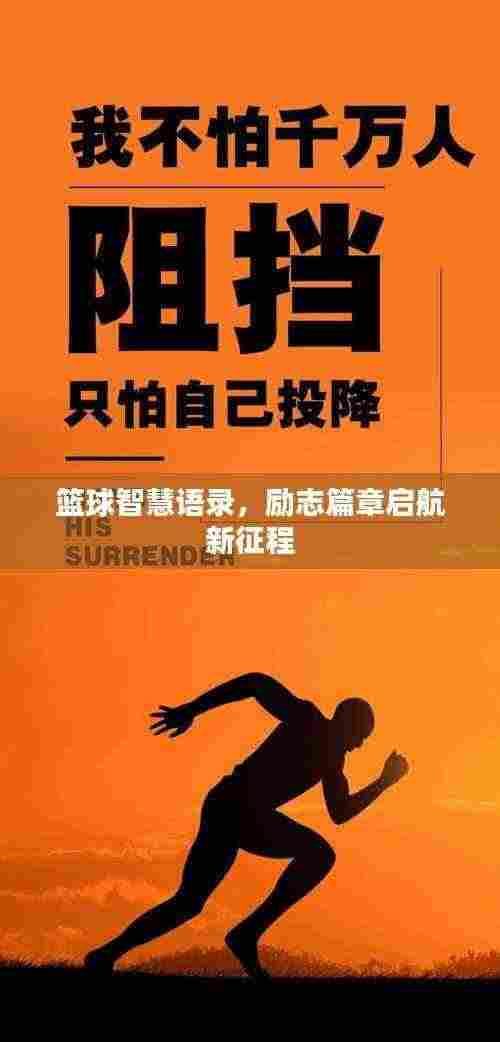篮球智慧语录,励志篇章启航新征程
