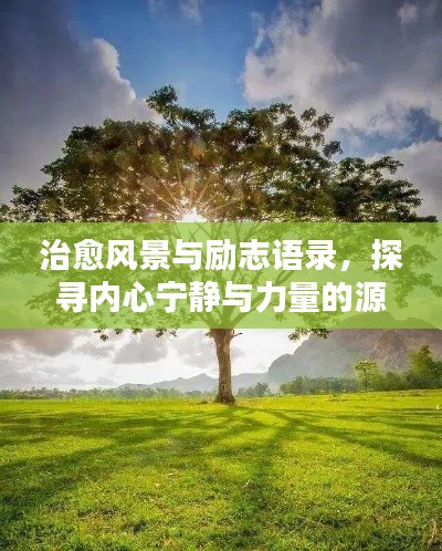 治愈风景与励志语录,探寻内心宁静与力量的源泉
