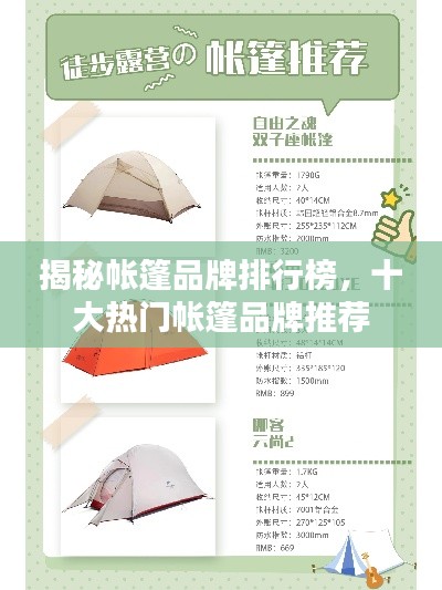 揭秘帐篷品牌排行榜,十大热门帐篷品牌推荐