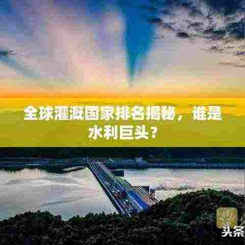 全球灌溉国家排名揭秘,谁是水利巨头?