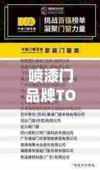 喷漆门品牌TOP10榜单，排名大揭秘！