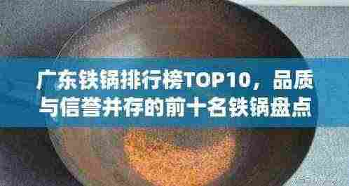 广东铁锅排行榜TOP10,品质与信誉并存的前十名铁锅盘点