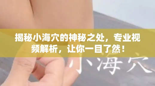 揭秘小海穴的神秘之处，专业视频解析，让你一目了然！