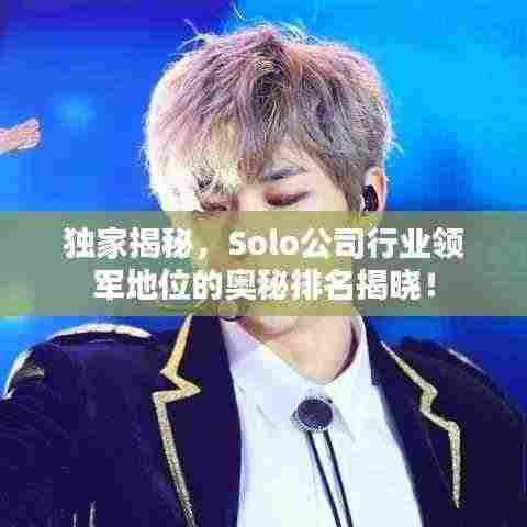 独家揭秘,Solo公司行业领军地位的奥秘排名揭晓!