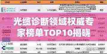 光缆诊断领域权威专家榜单TOP10揭晓