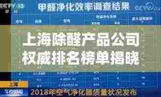 上海除醛产品公司权威排名榜单揭晓!