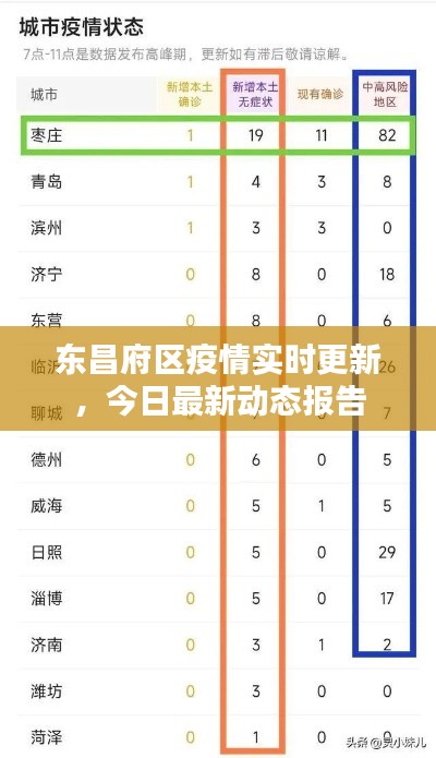 东昌府区疫情实时更新，今日最新动态报告