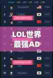 LOL世界最强ADC排名榜单揭晓！