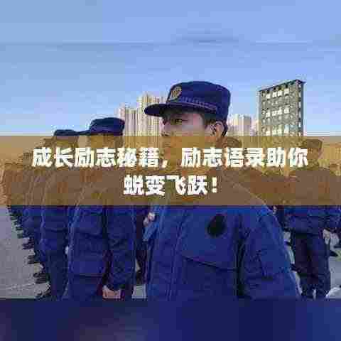 成长励志秘籍,励志语录助你蜕变飞跃!