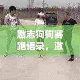 励志狗狗赛跑语录,激发无限动力!