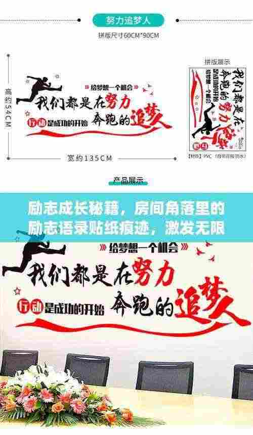励志成长秘籍,房间角落里的励志语录贴纸痕迹,激发无限潜能!