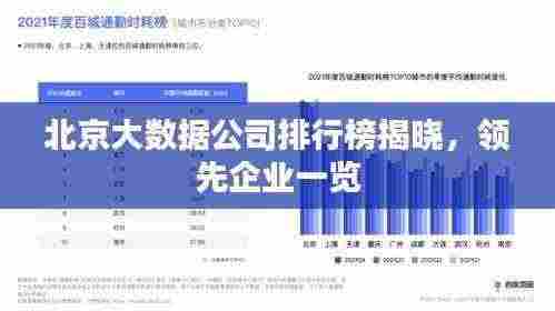 北京大数据公司排行榜揭晓,领先企业一览