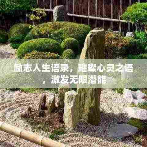 励志人生语录,璀璨心灵之语,激发无限潜能