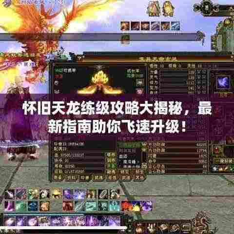 怀旧天龙练级攻略大揭秘，最新指南助你飞速升级！