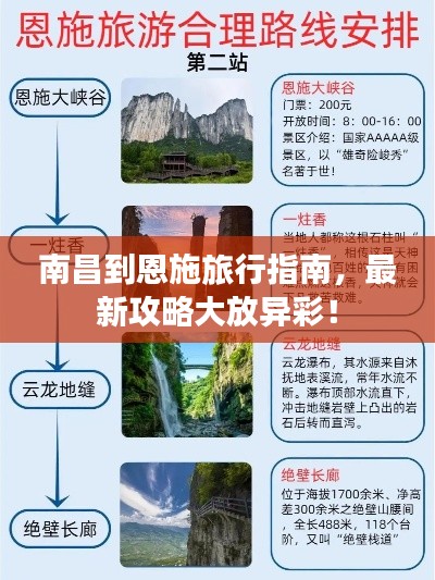 南昌到恩施旅行指南，最新攻略大放异彩！