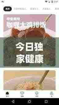 今日独家健康美味带饭菜单,轻松上手,尽享美味佳肴