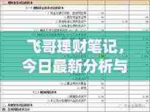 飞哥理财笔记,今日最新分析与策略解读